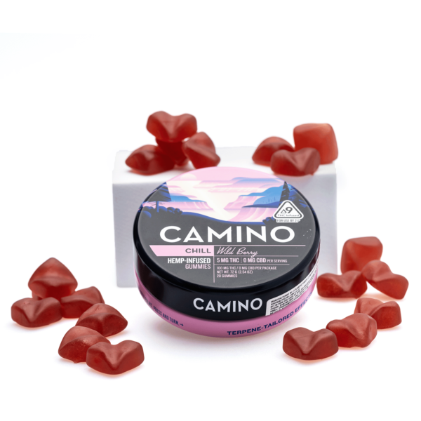 Camino Delta 9 Chill Gummies – Wild Berry (100 mg Delta 9 THC Total)