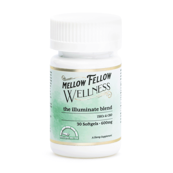 Mellow Fellow Wellness Softgel Capsules – Illuminate Blend (600 mg Total Cannabinoids) - Image 2